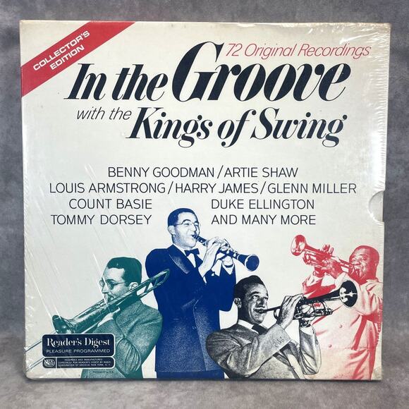 In The Groove With The Kings Of Swing New Sealed Reader's Digest Vinyl Records - Picture 1 of 8